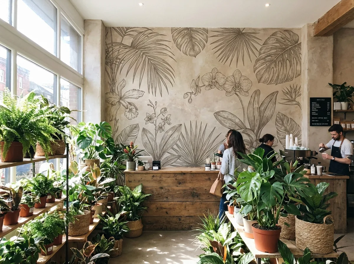Retail wall print
